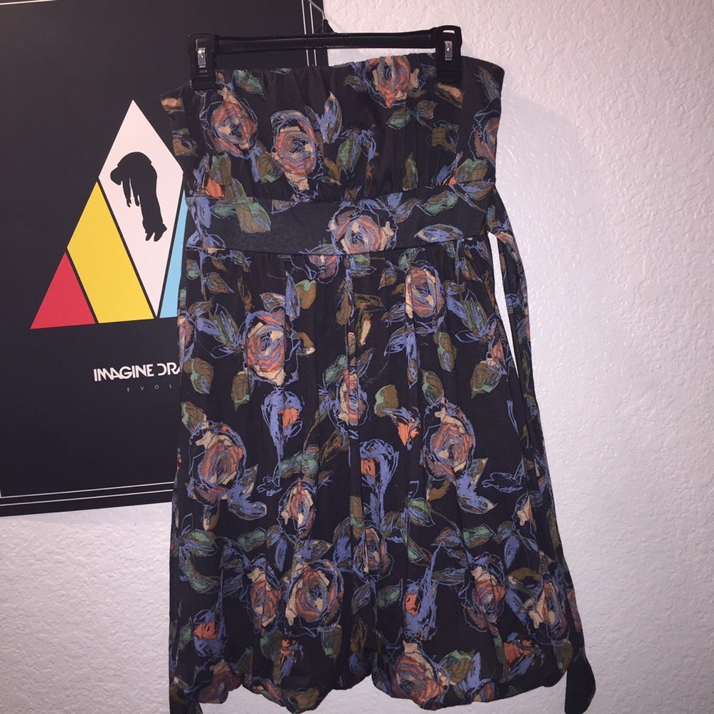 Floral strapless dress from American Rag